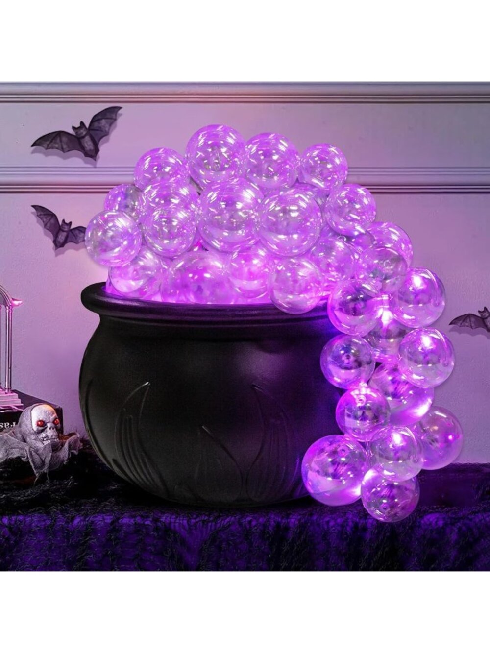 DIY Bubbling Cauldron Halloween Decorations for Indoor Home Decor & Party Fun